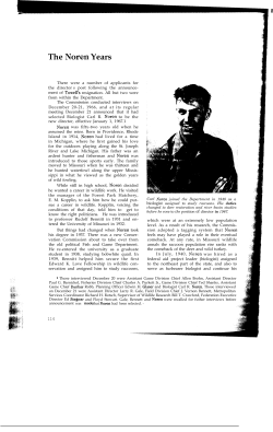 11. The First 50 Years: The Noren Years