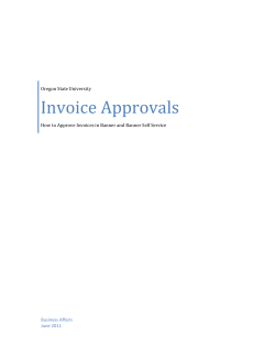 Banner Invoice Approval Guide