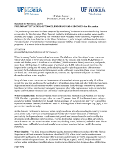 Outcomes, Program Audiences