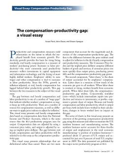 The Compensation-Productivity Gap: A Visual Essay. January 2011.