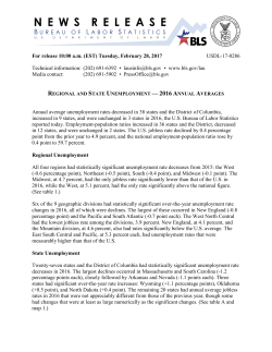 PDF version of Regional and State Unemployment (Annual)