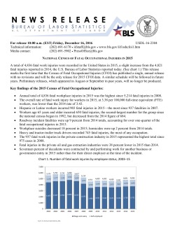 PDF version of Census of Fatal Occupational Injuries