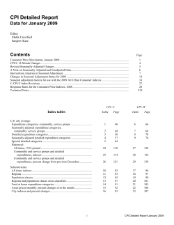 January 2009 (text and tables)