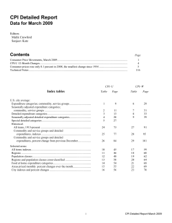 March 2009 (text and tables)