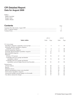 August 2009 (text and tables)