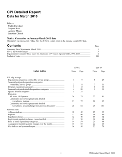 March 2010 (text and tables)