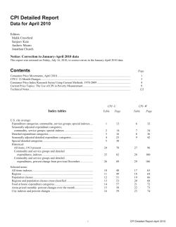 April 2010 (text and tables)