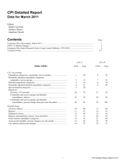 March 2011 (text and tables)