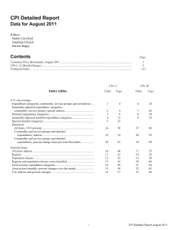 August 2011 (text and tables)