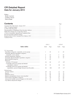 January 2013 (text and tables, including averages)
