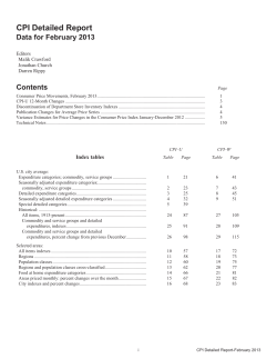 February 2013 (text and tables)
