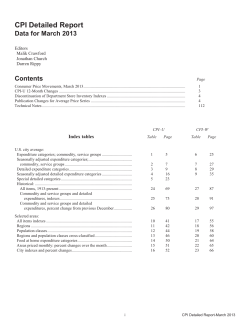 March 2013 (text and tables)