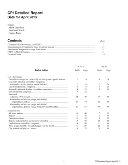 April 2013 (text and tables)
