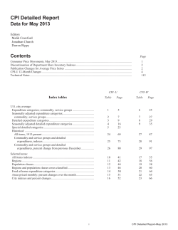 May 2013 (text and tables)