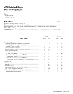 August 2013 (text and tables)
