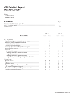 April 2014 (complete text and tables)