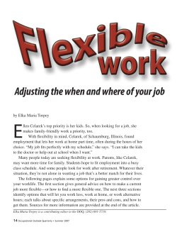Flexible work: Adjusting the when and where of your job