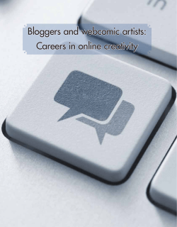 Bloggers and webcomic artists: Careers in online creativity