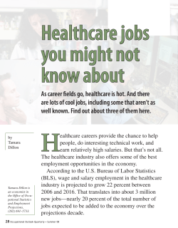Healthcare jobs you might not know about