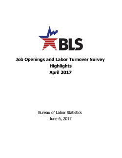Job Opening and Labor Turnover Survey Highlights, October 2013