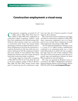 "Construction employment: a visual essay"