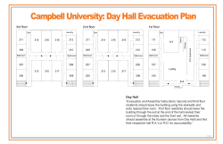 Day Hall Evacuation Plan