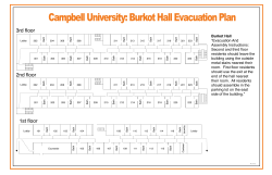 Burkot Hall Evacuation Plan