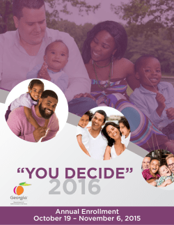 2016 You Decide Enrollment Booklet