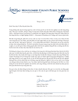 Letter to parents- viet