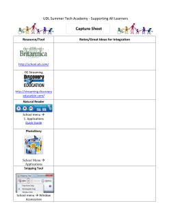 Capture Sheet (pdf)