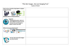 Pick Me Capture Sheet