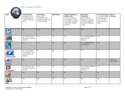 Tools to Support Writers (pdf)