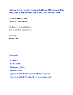 PDF of Entire 2015 Benefits Bulletin