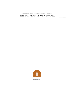 Summary of the 2012-18 Six-Year Plan