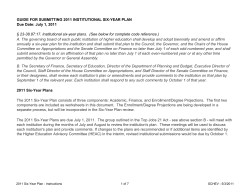 2012-18 Six-Year Plan