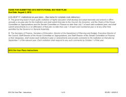 2012-18 Six-Year Plan