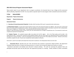 2012_13_Physics and Astronomy_annual_assessment