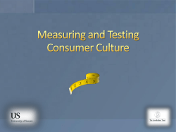 Dr Easterbrook - Measurement Presentation - May 3 Event [PDF 1.63MB]