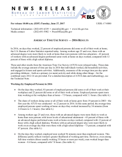 PDF version of American Time Use Survey
