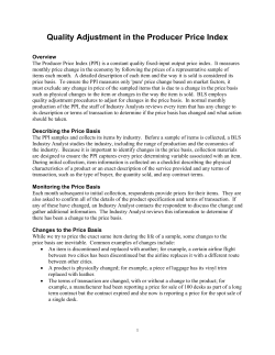 How does PPI quality adjust prices