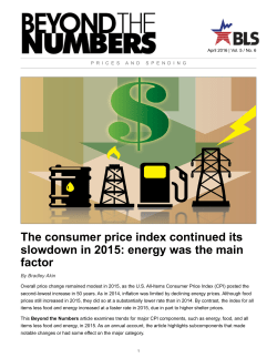 PDF version of The consumer price index continued its slowdown in 2015: energy was the main factor