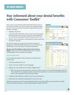 Delta Dental Toolkit