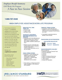 EAP Benefit Summary