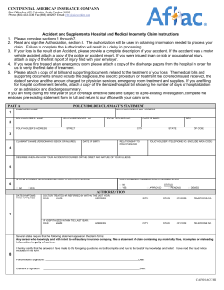 Accident Claim Form