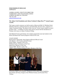 Athens Technical College and Foundation Hosts 2nd Annual Legacy Awards