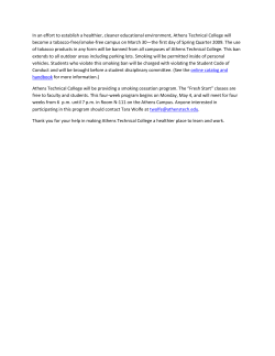 College becomes tobacco free