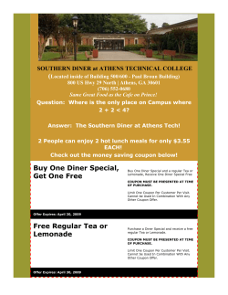 Southern Diner Discount