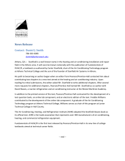 Stanfield publishes Air Conditioning Textbook