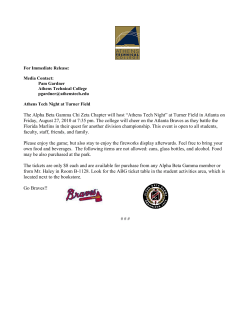 Athens Tech Night at Turner Field