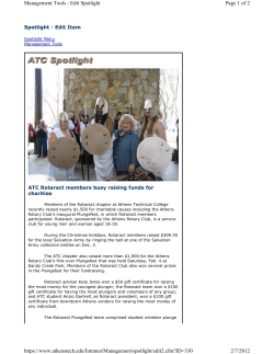 ATC Rotaract members busy raising funds for charities